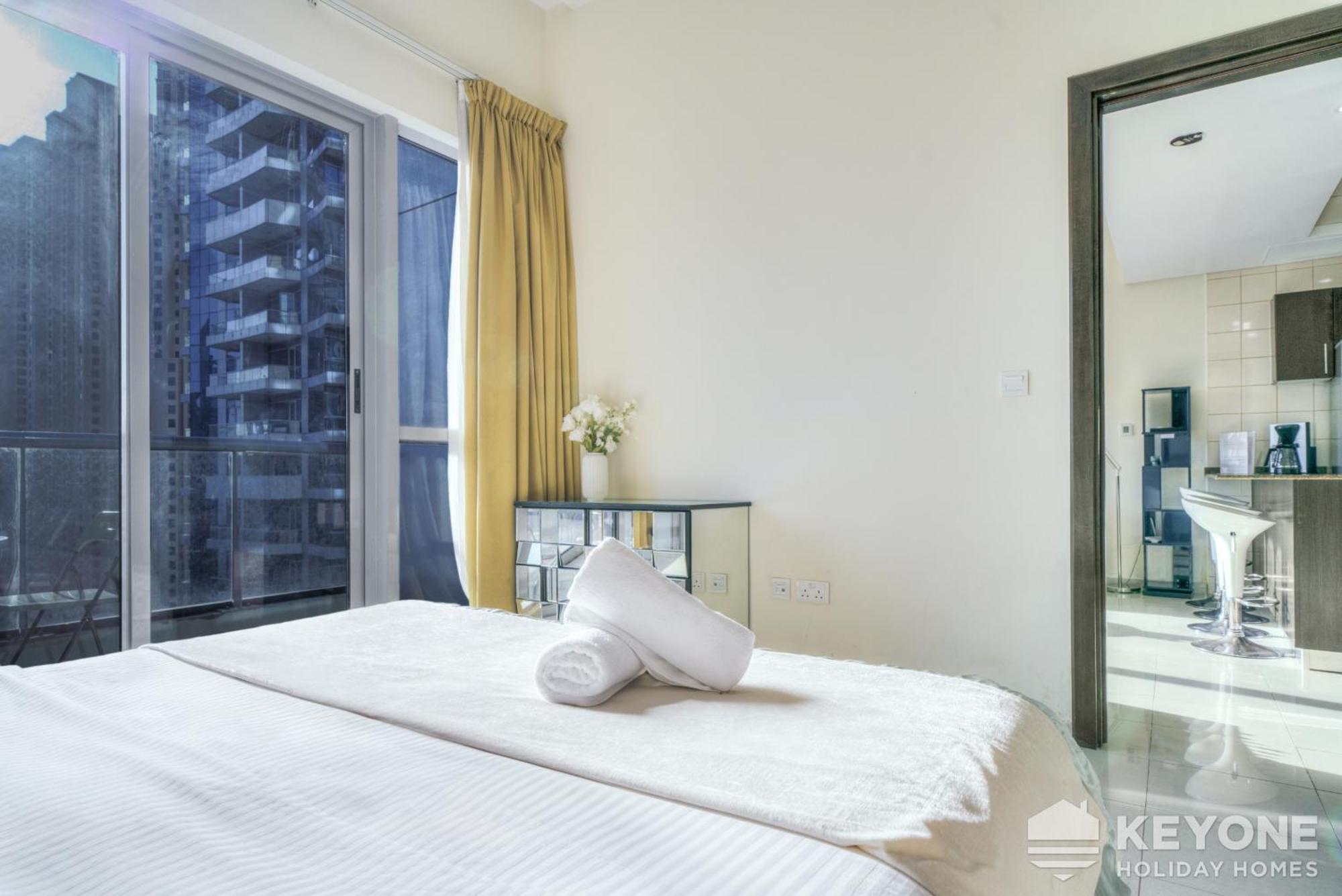 Contemporary One Bedroom With Full Marina View 迪拜 外观 照片